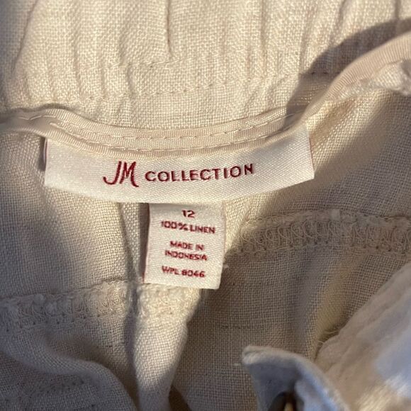 JM Collection Linen Capris | SZ 12 - Picture 11 of 11